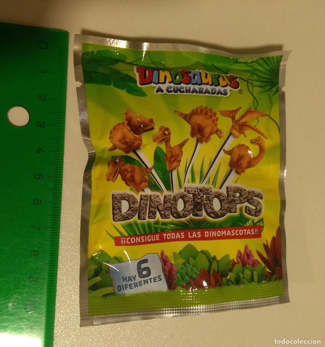 Figuras de Goma y PVC: dinosaurus lu dinosaurio mu&ntilde;eco DINOTOP dino top pvc goma cereales promocional mini figura mu&ntilde;eco