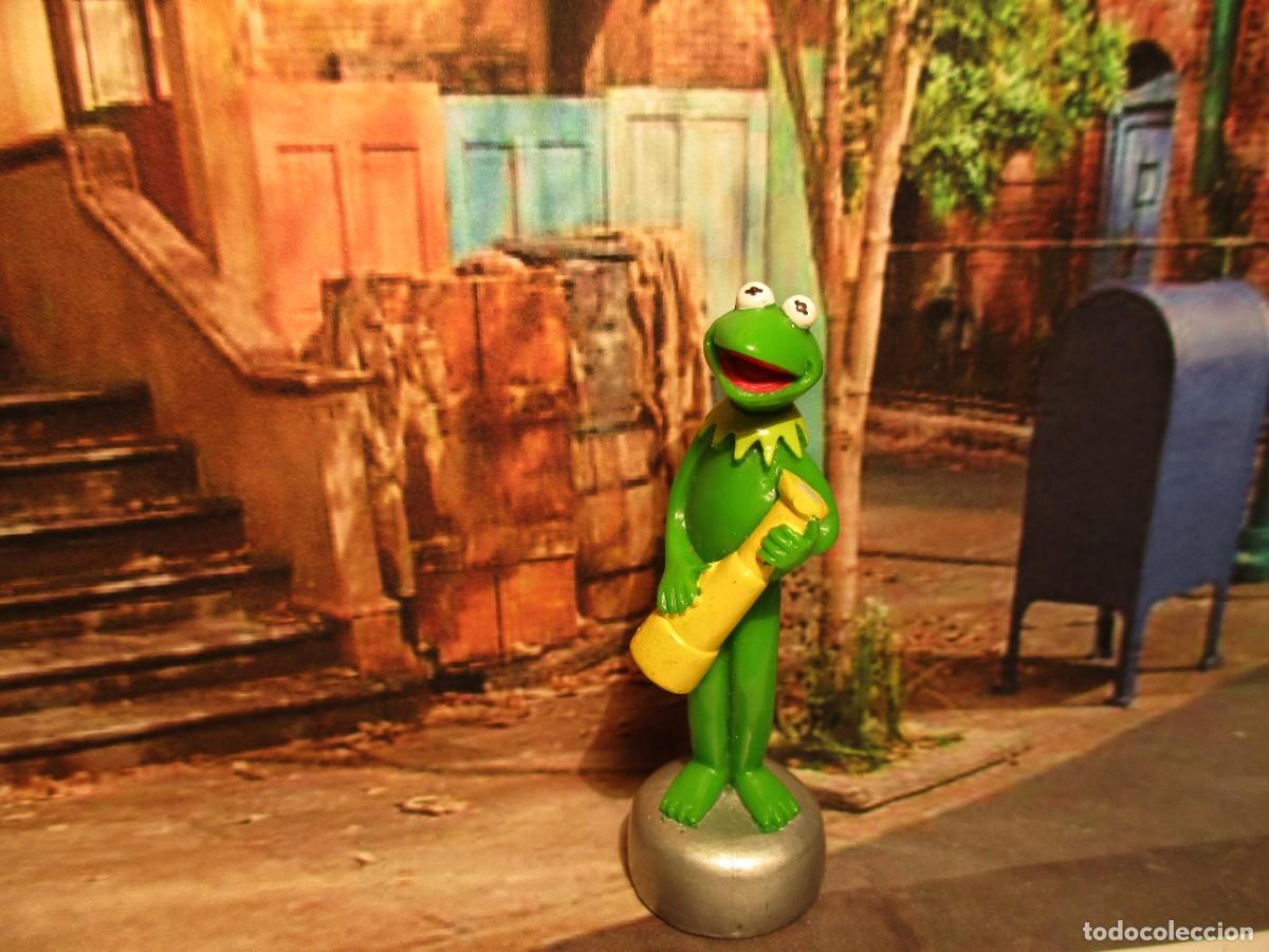 Figuras de Goma y PVC: KERMIT FROG original figure. Sesame Street MUPPETS. Vintage. 6,5 CM. J57. RANA GUSTAVO BARRIO SESAMO