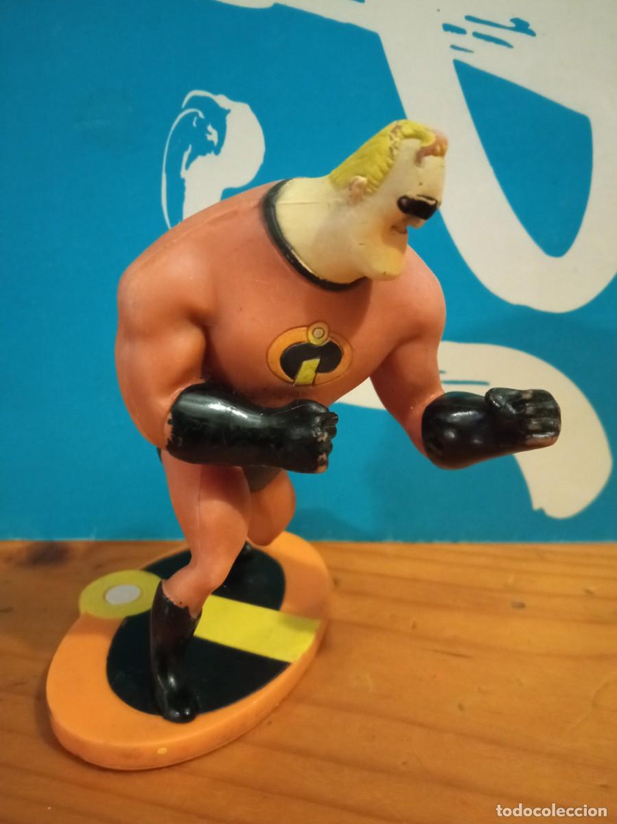 Figuras de Goma y PVC: FIGURA DE GOMA/ PVC Mr. Incre&iacute;ble -Bob - DE LOS INCREIBLES. DISNEY PIXAR - 8cm.