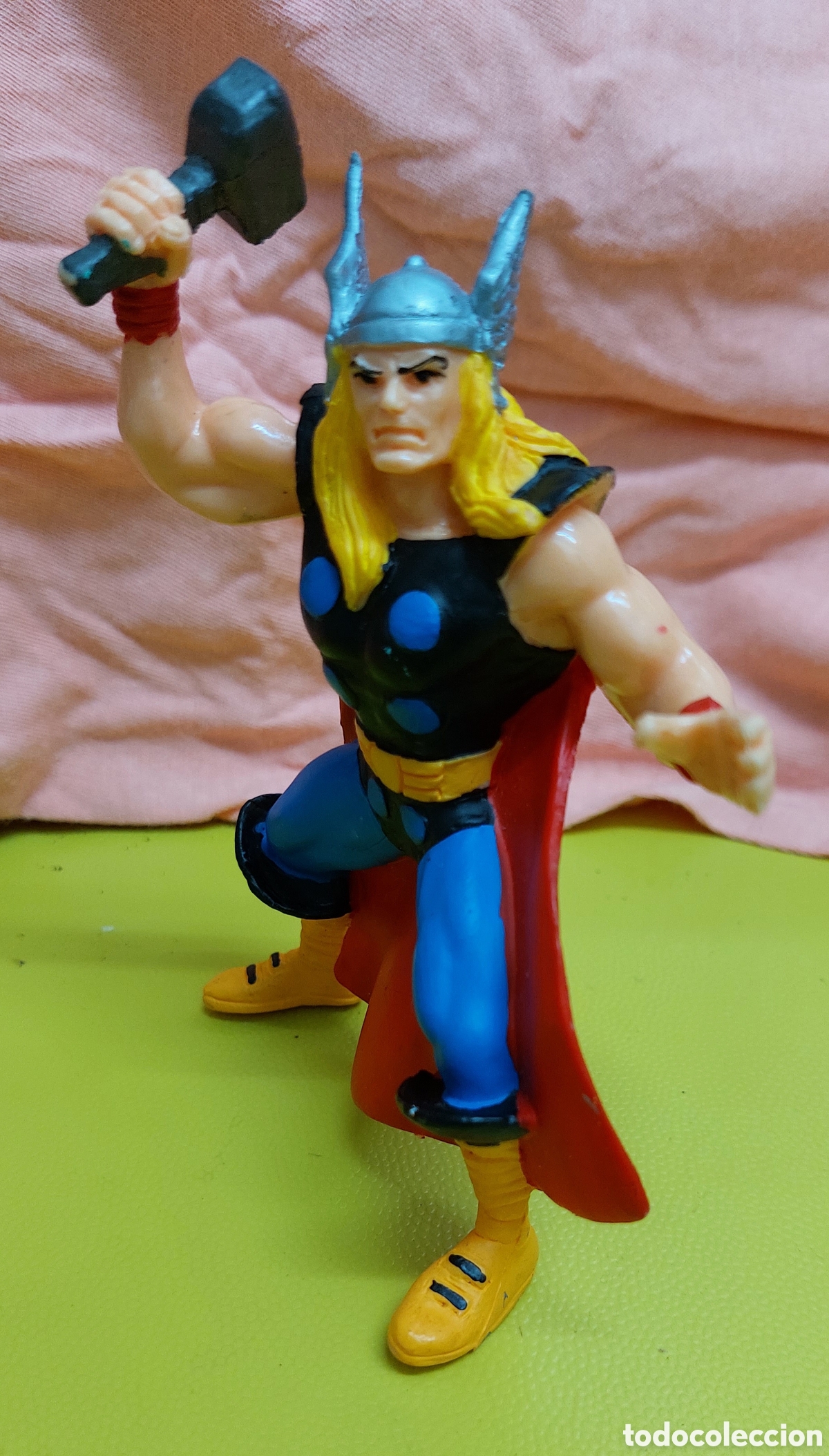 Figuras de goma y PVC: Figura mu&ntilde;eco Thor, de Marvel, a&ntilde;o 1966 - Foto 2