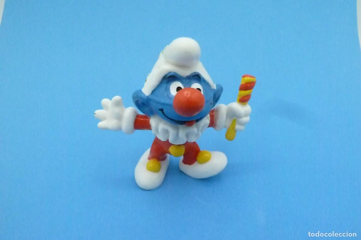 Figuras de goma y PVC: Pitufos pvc Mcdonalds. Payaso - Foto 1