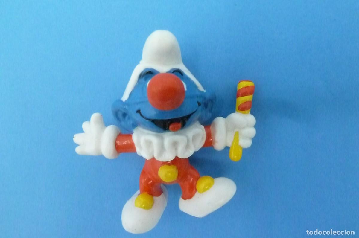 Figuras de goma y PVC: Pitufos pvc Mcdonalds. Payaso - Foto 2