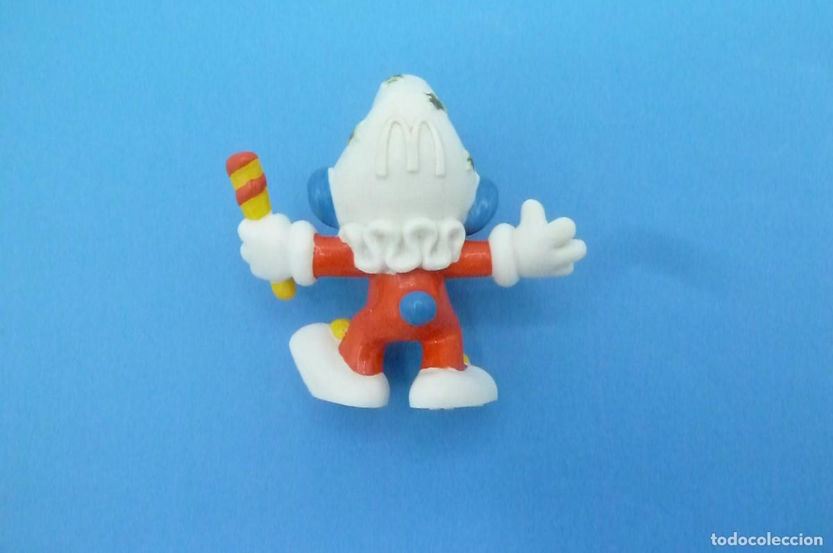 Figuras de goma y PVC: Pitufos pvc Mcdonalds. Payaso - Foto 3
