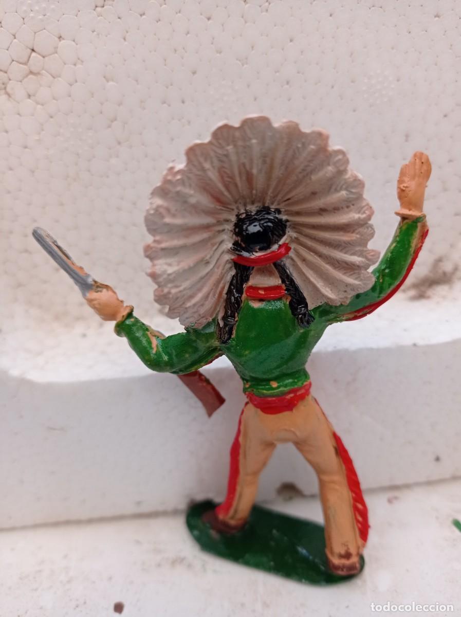 Figuras de goma y PVC: Jefe indio de comansi - Foto 2
