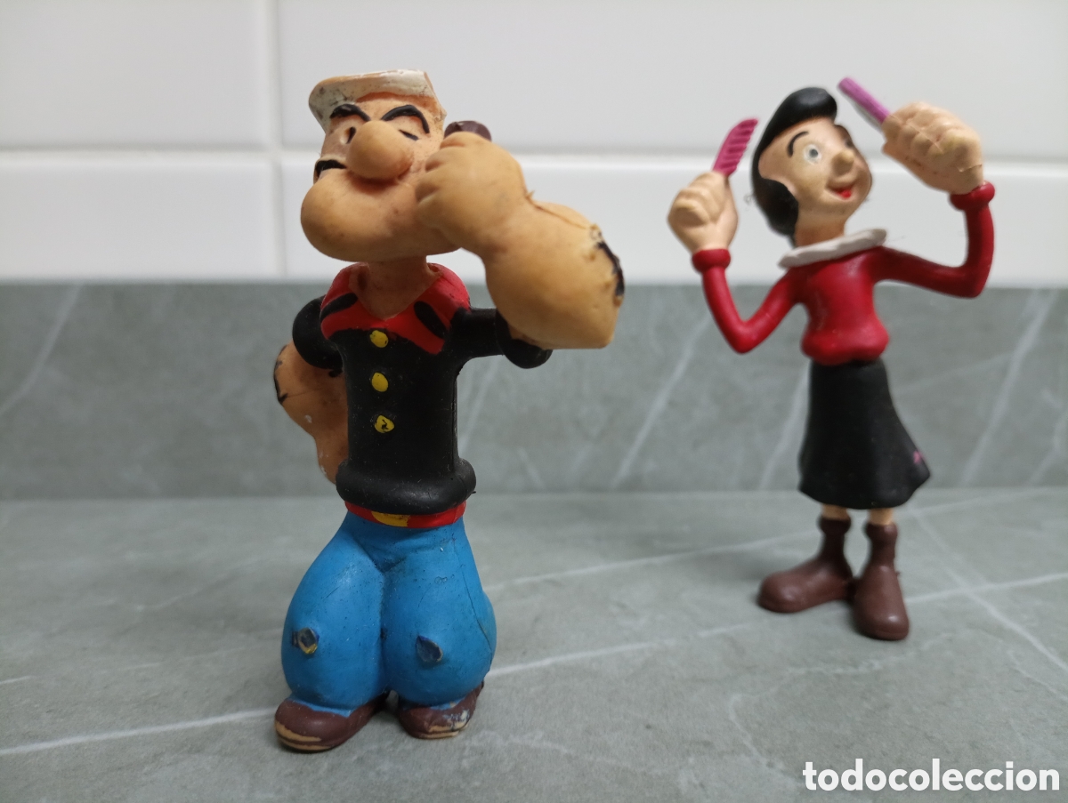Figuras de goma y PVC: figuras pvc popeye y olivia - Foto 3