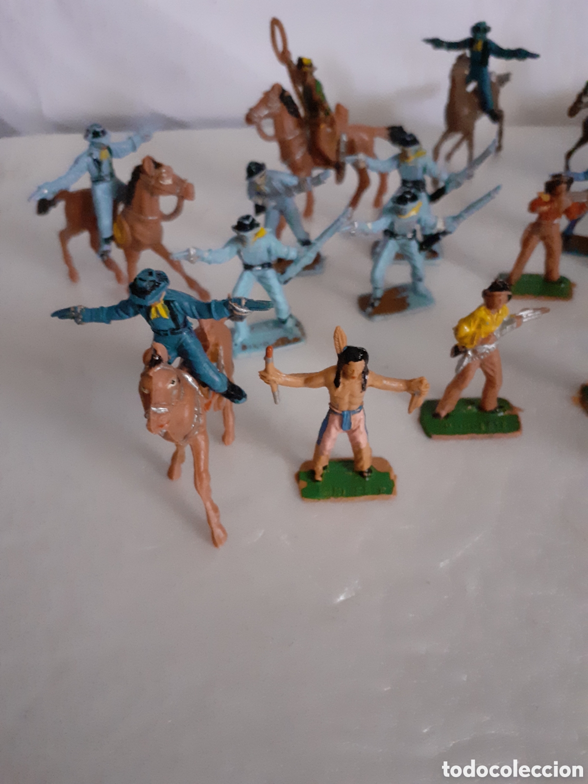Figuras de goma y PVC: FIGURAS MINI OESTE COMANSI PLASTICO - Foto 2