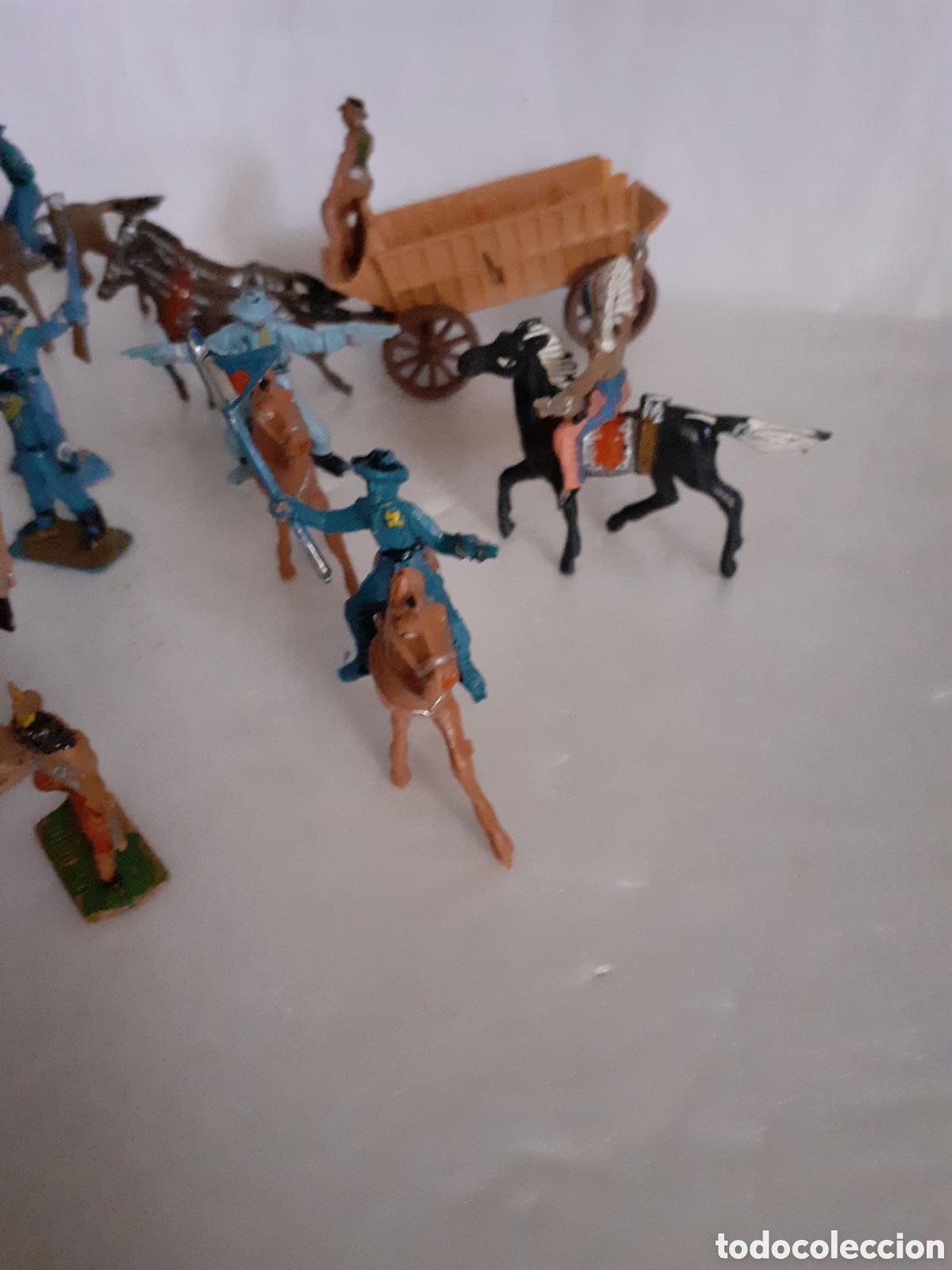 Figuras de goma y PVC: FIGURAS MINI OESTE COMANSI PLASTICO - Foto 4