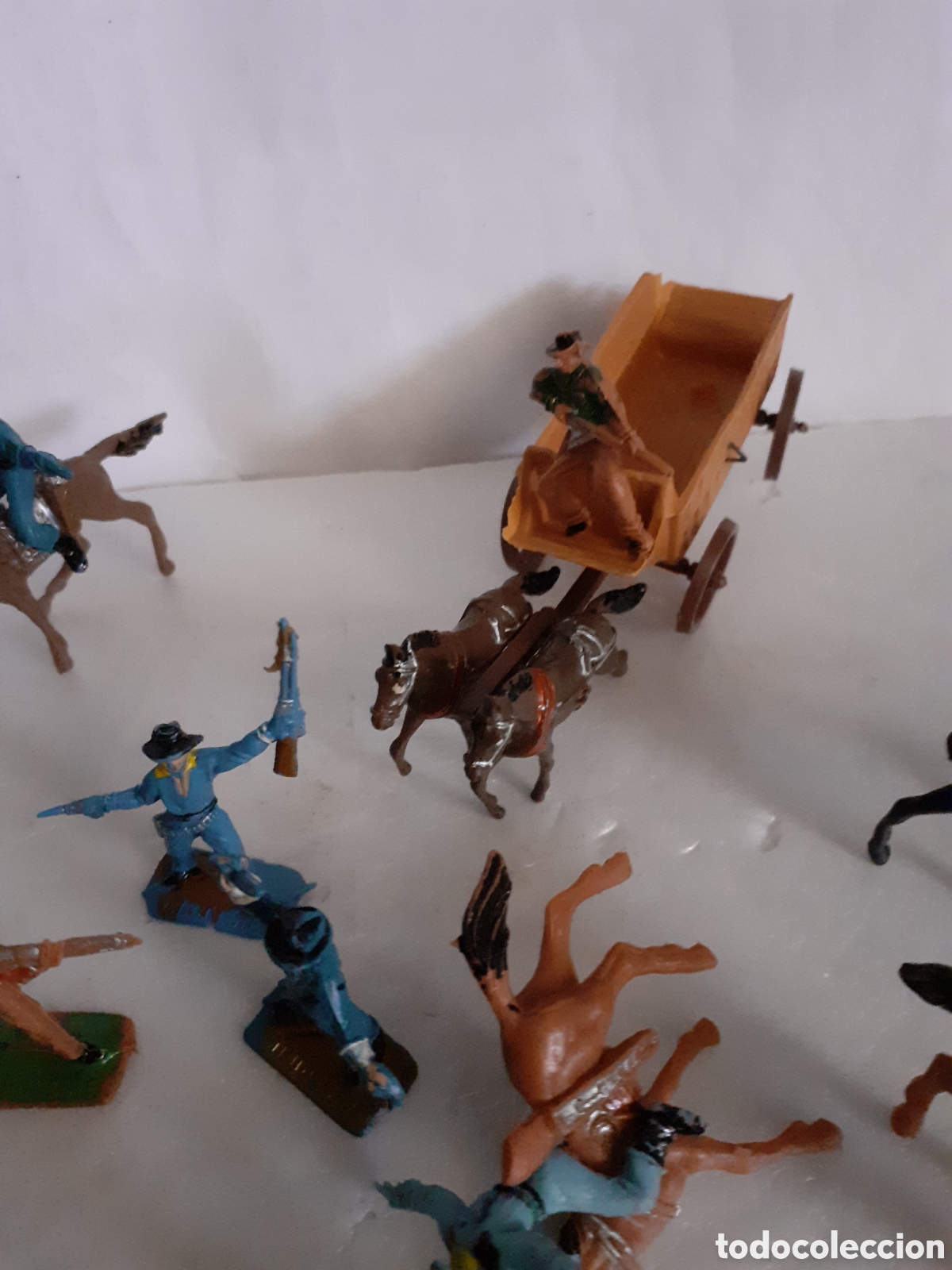 Figuras de goma y PVC: FIGURAS MINI OESTE COMANSI PLASTICO - Foto 6
