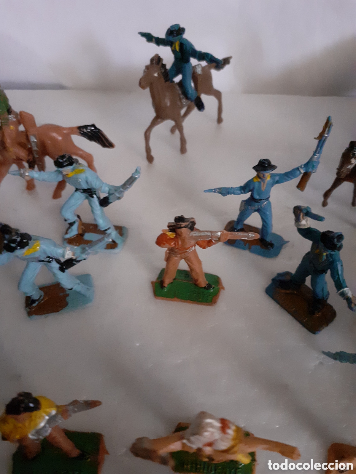 Figuras de goma y PVC: FIGURAS MINI OESTE COMANSI PLASTICO - Foto 7