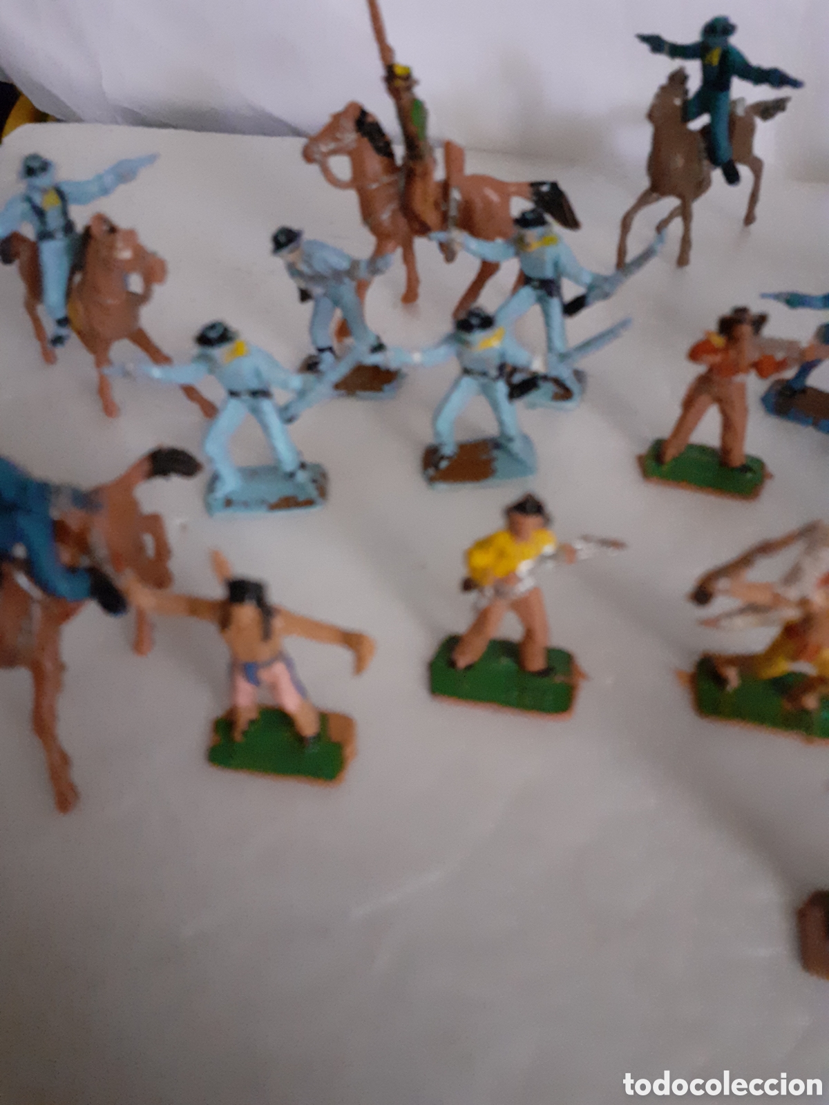 Figuras de goma y PVC: FIGURAS MINI OESTE COMANSI PLASTICO - Foto 8
