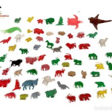 Figuras de Goma y PVC: COLECCION DE FIGURAS DE ANIMALES - TIPO MONTAPLEX - AÑOS 60. Lote 383079339