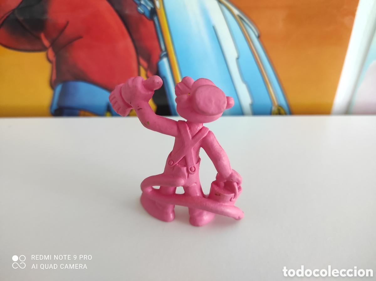 Figuras de goma y PVC: Pantera Rosa pintor a&ntilde;o 1983 - Foto 3