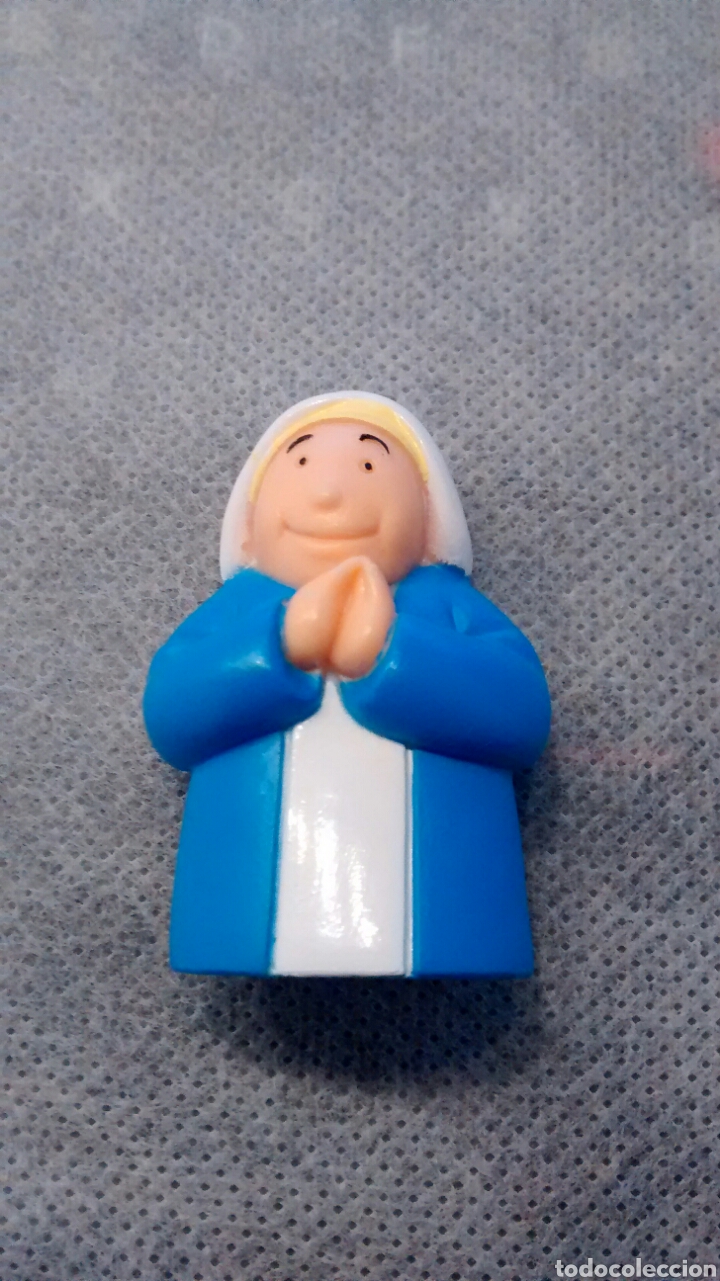 Figuras de goma y PVC: FIGURA DE MONJA ORANDO - Foto 1