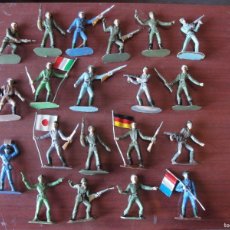 Figuras de Goma y PVC: 20 SOLDADOS IIª GUERRA MUNDIAL COMANSI PLASTICO
