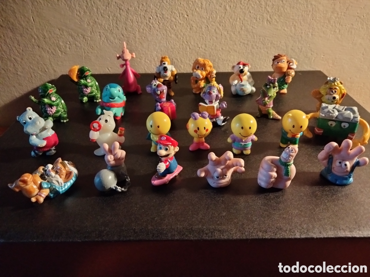 Figuras de goma Kinder: KINDER .LOTE DE 25 MU&Ntilde;ECOS VARIADO - Foto 1