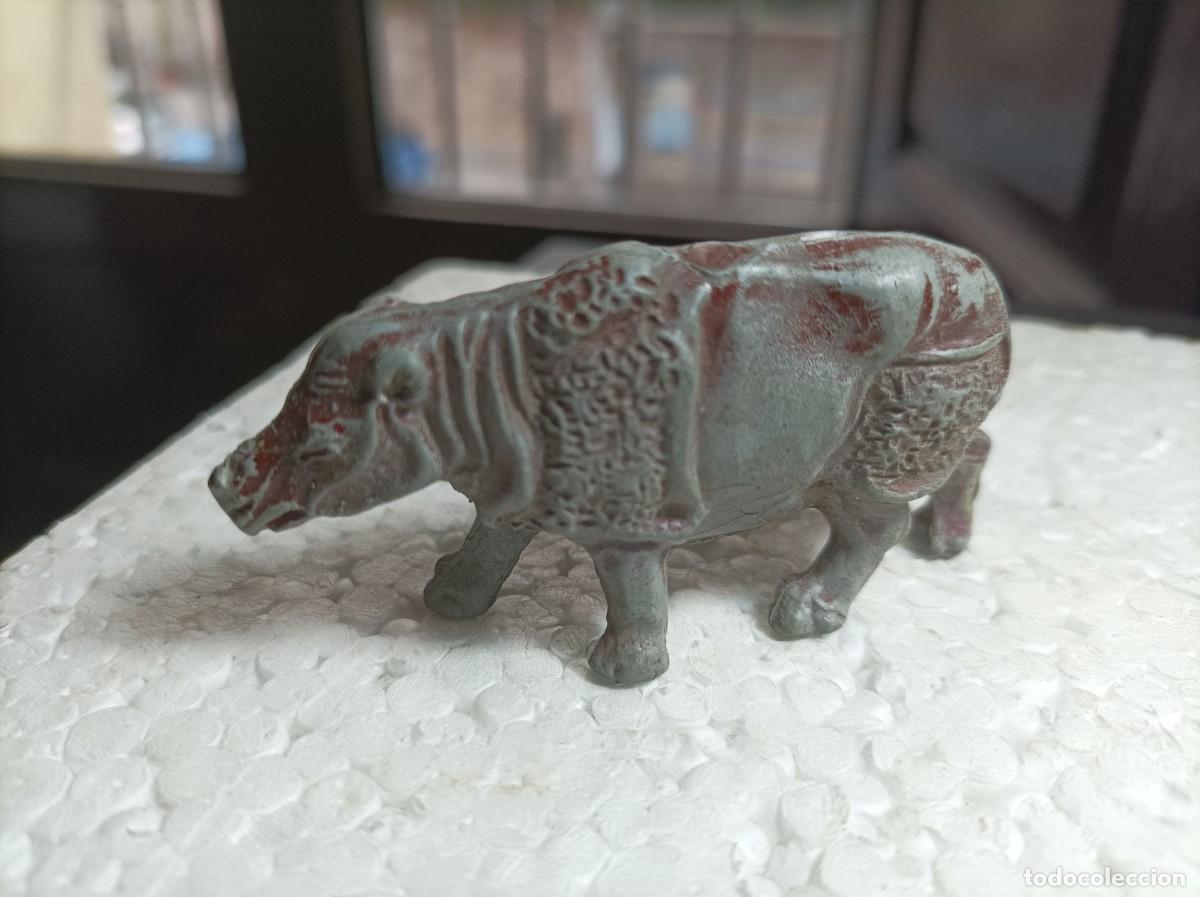 Figuras de goma y PVC: Lote rinoceronte - pech - Foto 1