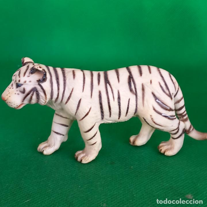 Figuras de goma y PVC: Tigre blanco 2003 schleich - Foto 2