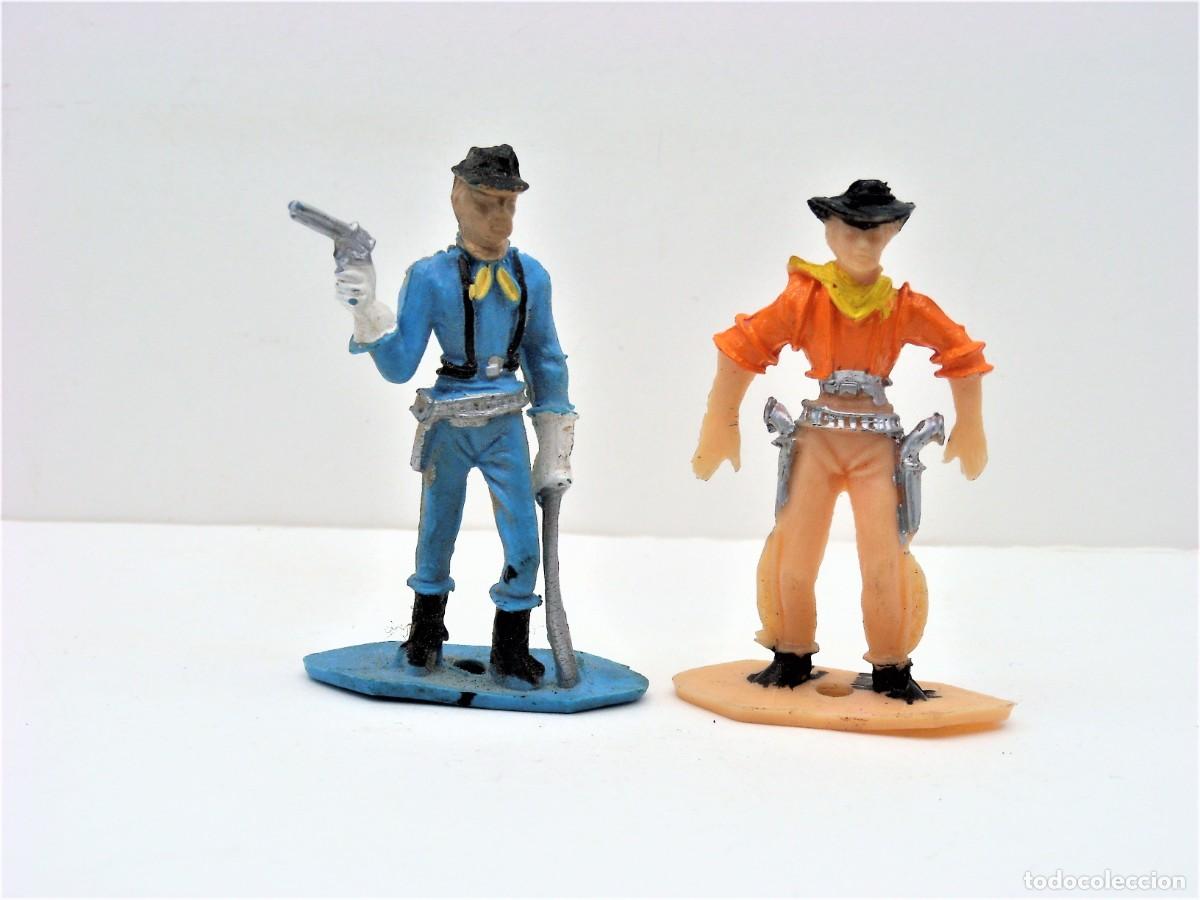 Figuras de goma y PVC: Antiguas Figuras del Mini Oeste Comansi. - Foto 1