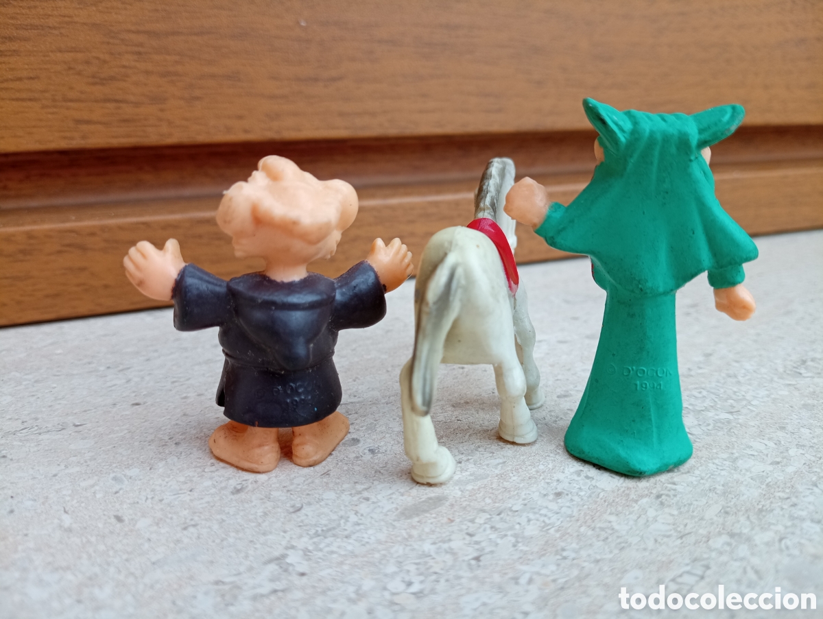 Figuras de goma y PVC: Lote figuras pvc silvan el valiente danone - Foto 3