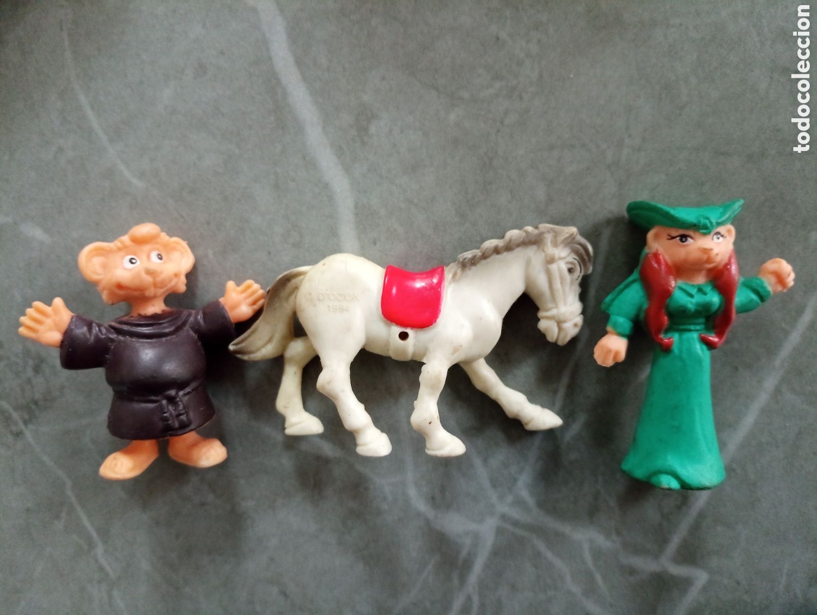 Figuras de goma y PVC: Lote figuras pvc silvan el valiente danone - Foto 4