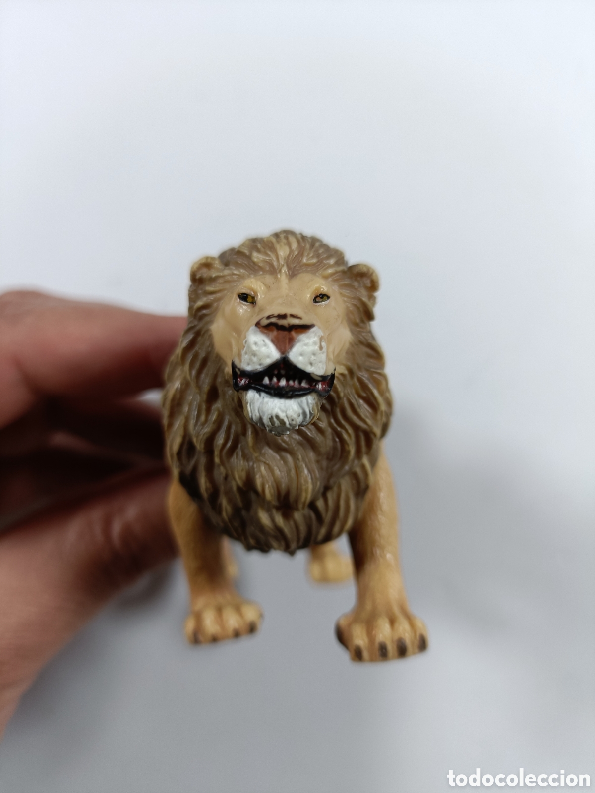 figuras plastico antigua leon - Compra venta en todocoleccion
