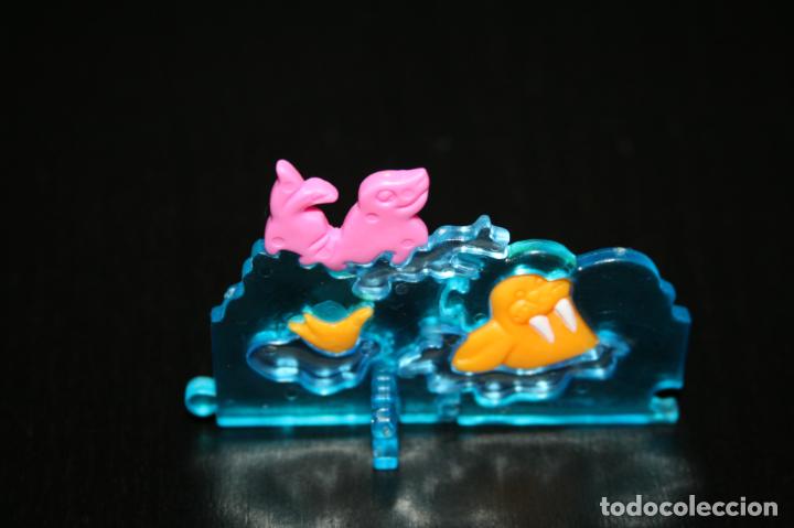 Figure di Gomma e PVC: Kinder Ferrero 309A puzzle pl&aacute;stico relieve animales del mar 1993 1 fig sin BPZ