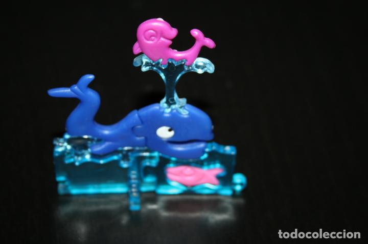 Figuras de goma Kinder: Kinder Ferrero 309C puzzle pl&aacute;stico relieve animales del mar 1993 1 fig sin BPZ