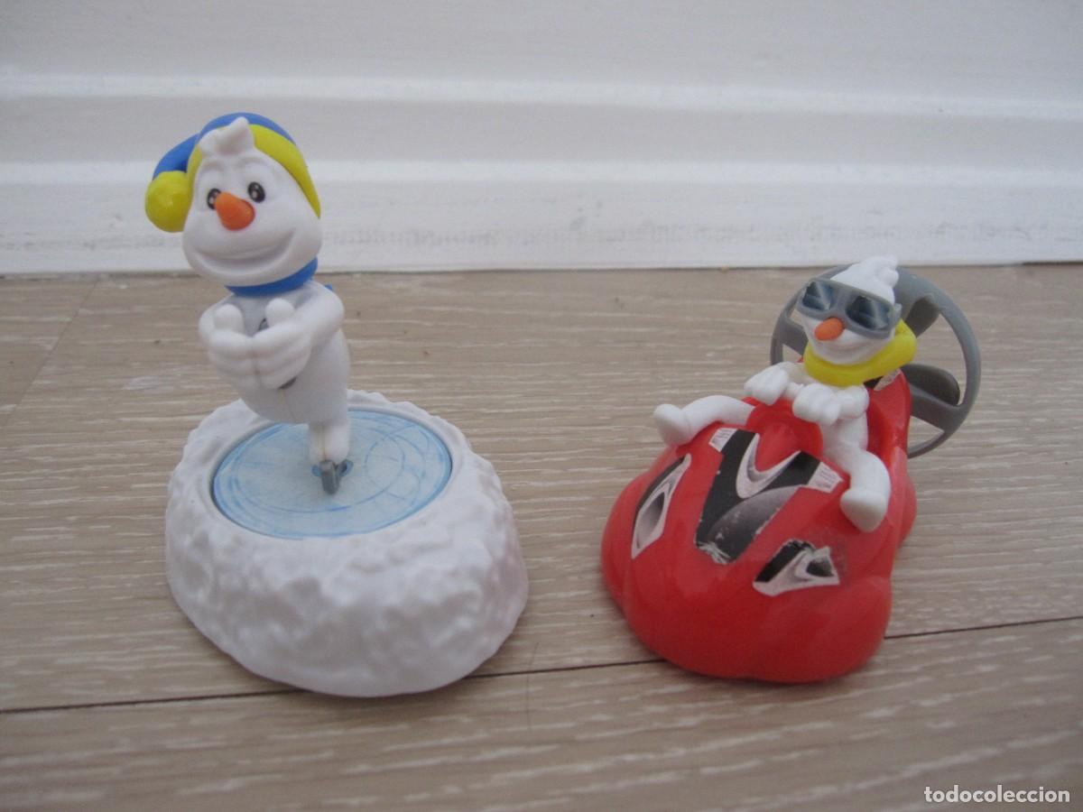 Figuras de goma Kinder: 2 FIGURAS MAXI KINDER INVIERNO - Foto 1
