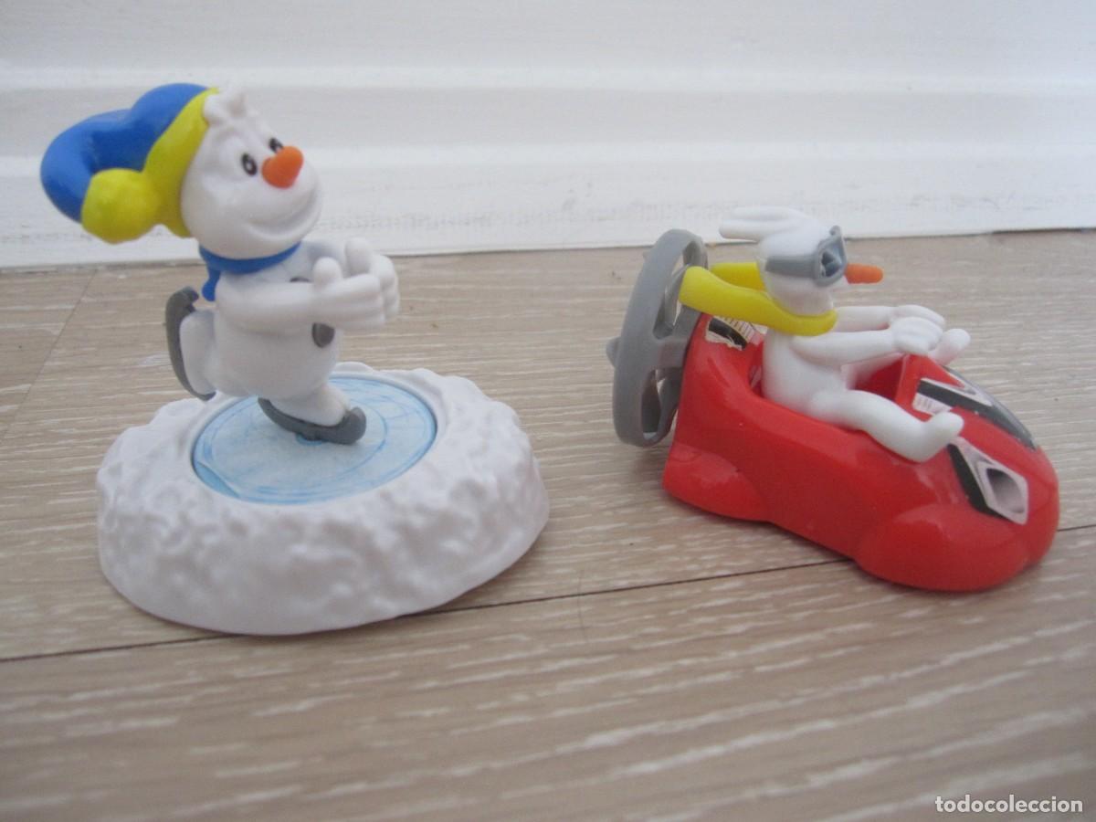 Figuras de goma Kinder: 2 FIGURAS MAXI KINDER INVIERNO - Foto 2
