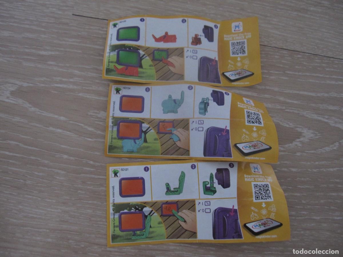 Figuras de goma Kinder: 3 FIGURAS KINDER - Foto 2