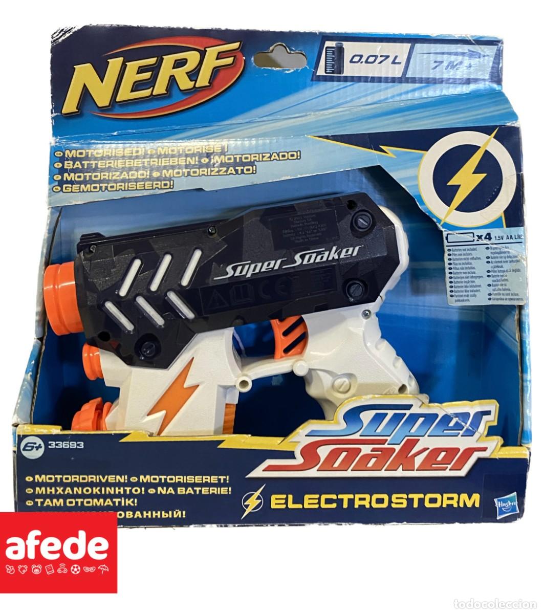 Figuras de goma y PVC: NERF SUPER SOAKER MOTORIZADO. HASBRO.