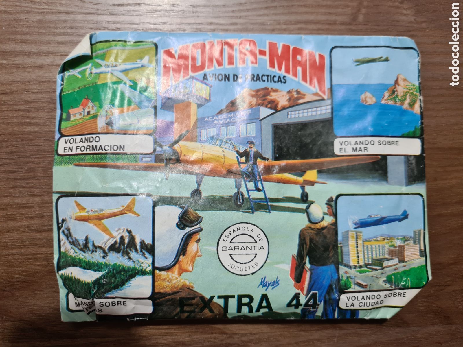 Figuras de goma y PVC: MONTA MAN AVION DE PRACTICAS EXTRA 44 - Foto 1