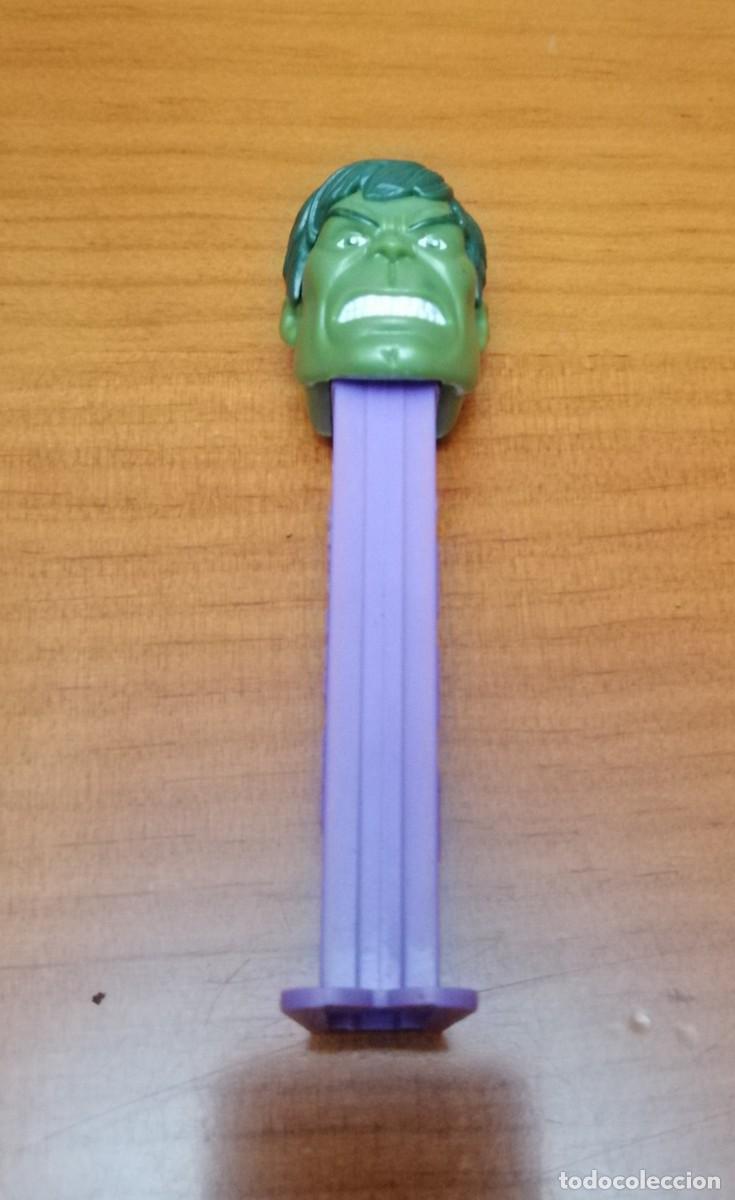 Figuras de goma y PVC dispensador PEZ: DISPENSADOR PEZ HULK - Foto 2