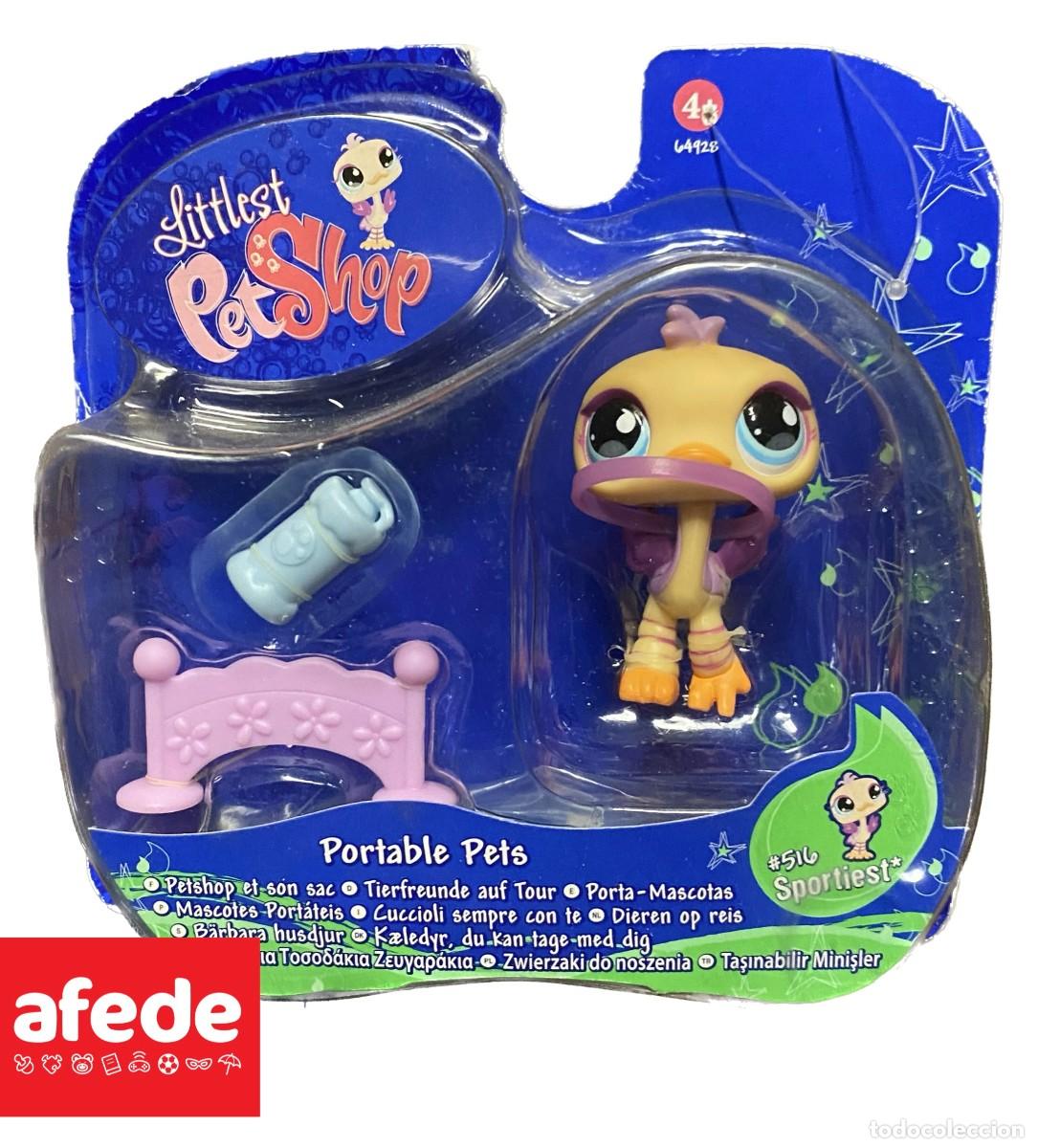 Figuras de goma y PVC: LITTLEST PEST SHOP, PORTA MASCOTAS. HASBRO.