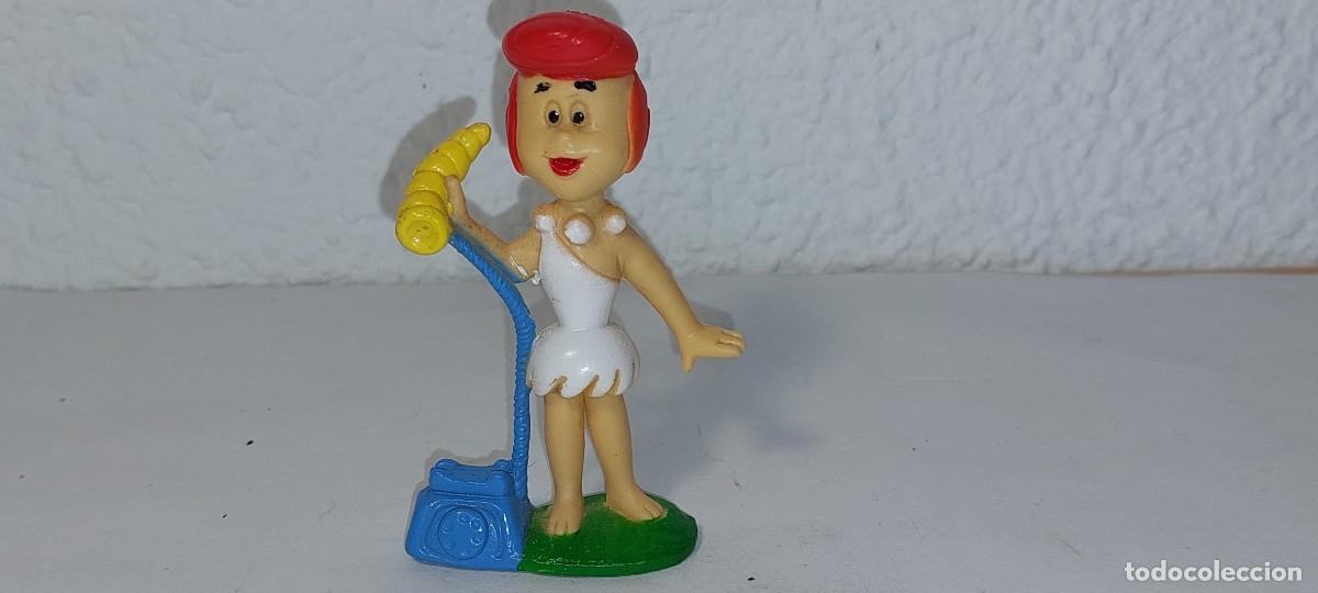 Figuras de Goma y PVC: ANTIGUA FIGURA DE GOMA DE VILMA THE FLINTSTONES LOS PICAPIEDRA HANNA BARBERA TM A&Ntilde;O 2001