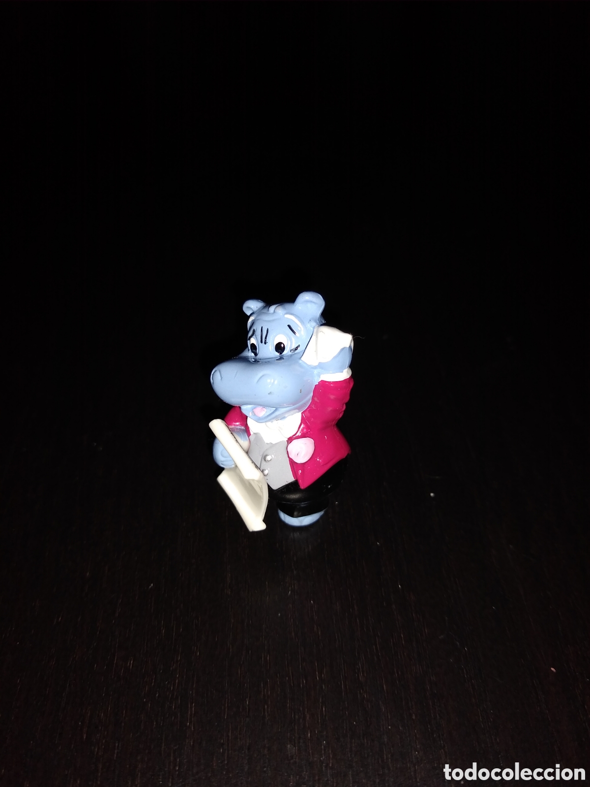 Figurines en Caoutchouc et PVC: Kinder Ferrero 342C Hippo boda 1999 variante dif&iacute;cil - t&iacute;tulo del manuscrito en negrita 1 fig.