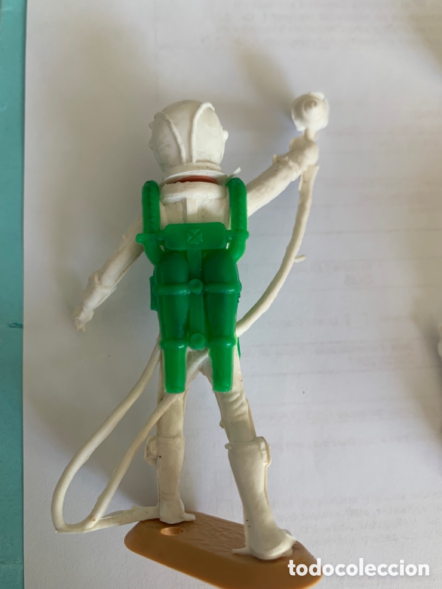 Figuras de goma y PVC: LOTE DE 3 ASTRONAUTAS DE CHERILEA. DIF&Iacute;CIL. - Foto 7