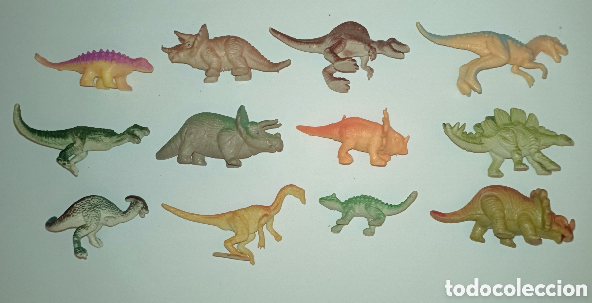 Figurines en Caoutchouc et PVC: PEQUE&Ntilde;OS DINOSAURIOS DE PVC A&Ntilde;OS 90