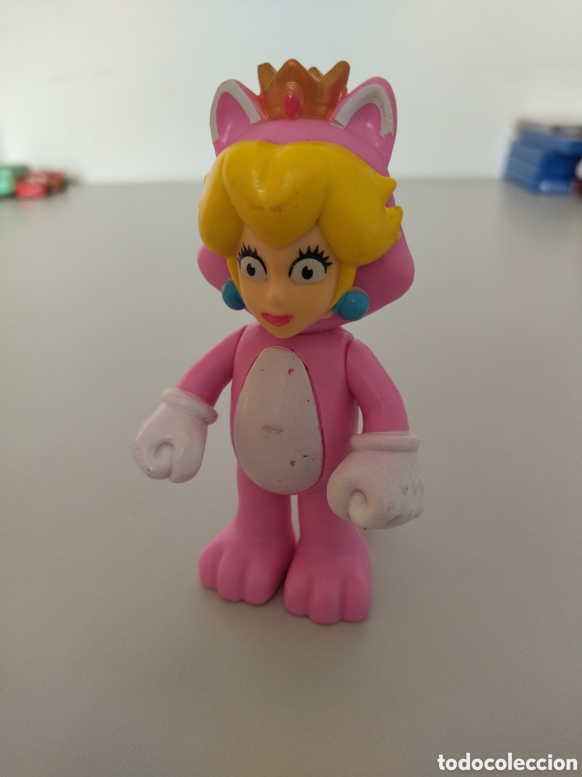 figura súper mario bros princesa peach trasform - Comprar Outras Figuras de  Borracha e PVC no todocoleccion