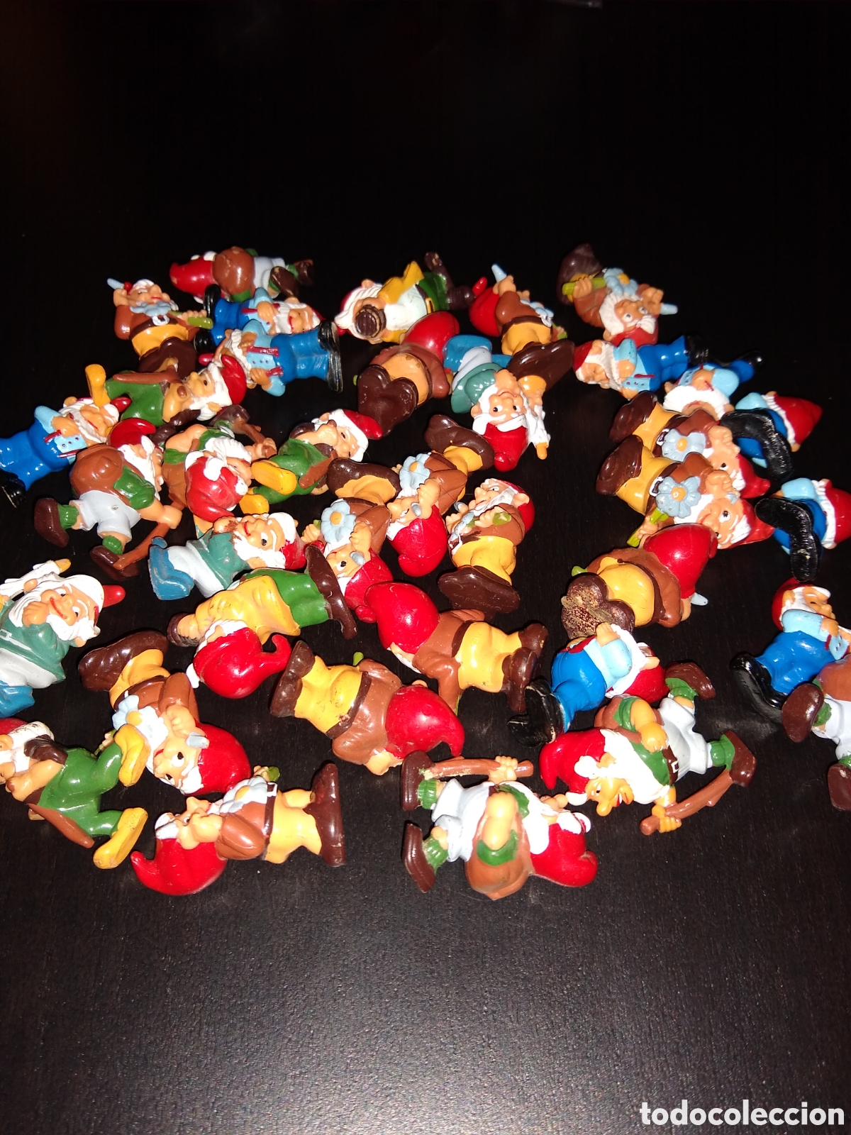 Figurines en Caoutchouc et PVC: Kinder Ferrero 352 gnomos enanos vida cotidiana sueltas desde 0,40 seg&uacute;n estado y cantidad A&ntilde;o 1990