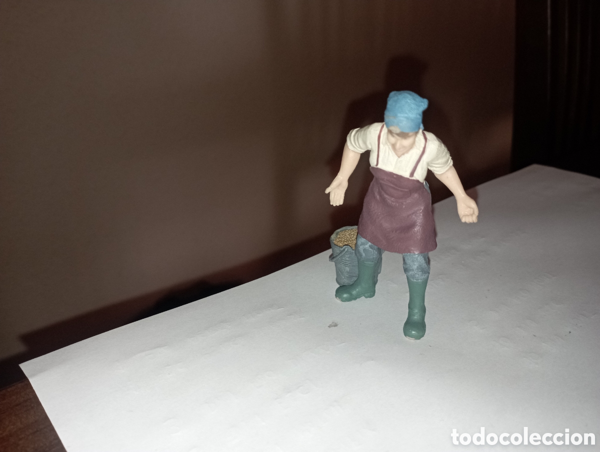 Figure di Gomma e PVC: TENDERA FIGURA DE PVC TRABAJADORA DEL MERCADO
