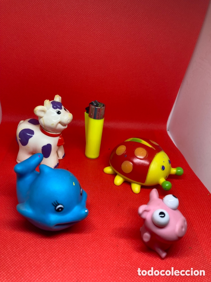 Figuras de goma y PVC: 4 figuras animales - Foto 2