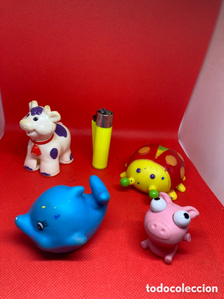 Figuras de goma y PVC: 4 figuras animales - Foto 3
