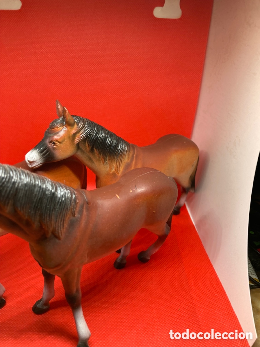 Figuras de goma y PVC: 3 caballos nuevos - Foto 6