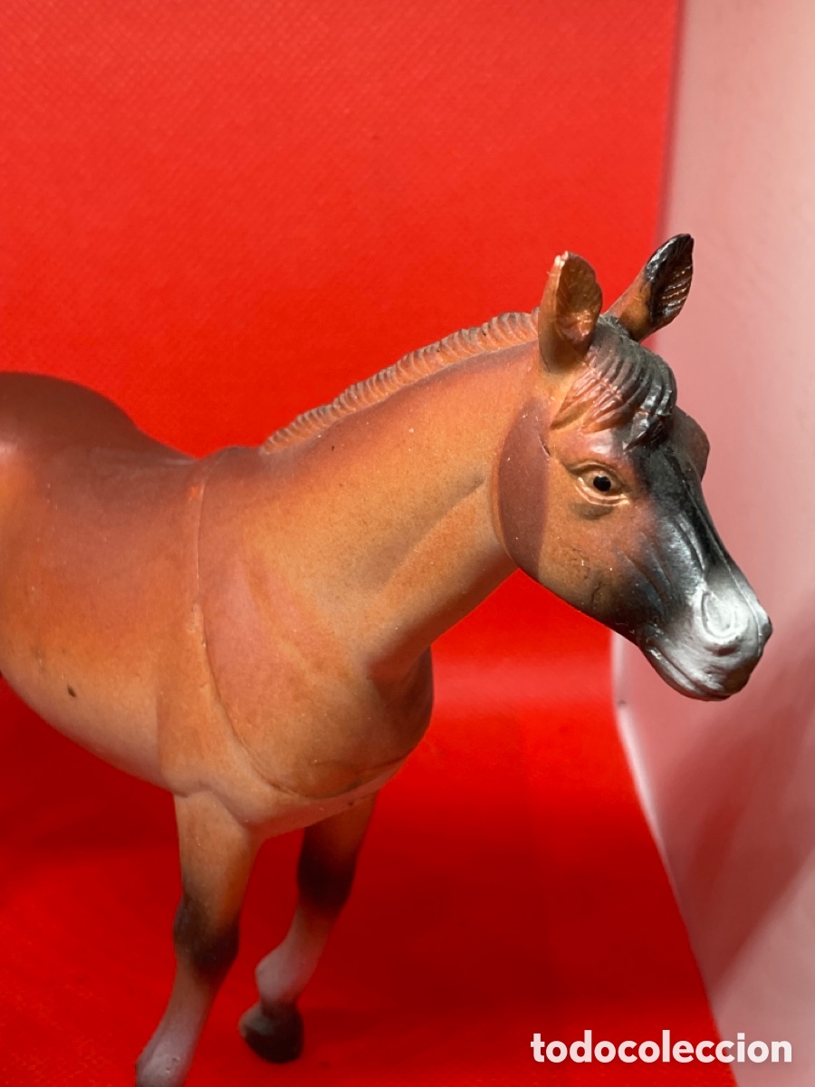 Figuras de goma y PVC: 2 Caballos de pvc nuevos - Foto 5