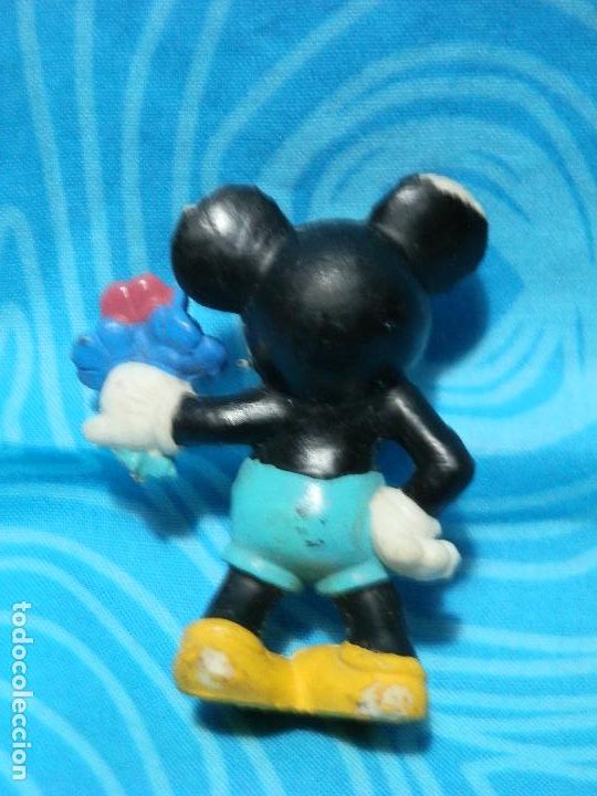 Figuras de goma y PVC: BULLY, MICKEY MOUSE CON RAMO DE FLORES , 1986 - Foto 2