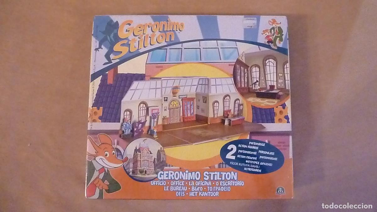 Figuras de Goma y PVC: Geronimo Stilton en la oficina. Nuevo!!