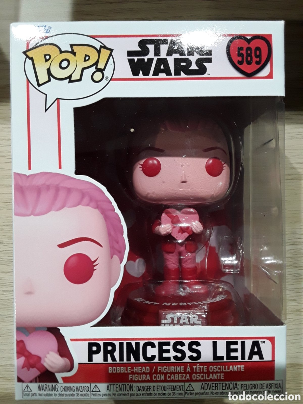 Figura Princesa Leia Star Wars San Valentín POP Funko 589