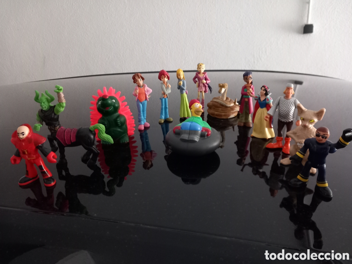 Figuras de goma y PVC: Lote de mu&ntilde;ecos y figuras - Foto 1