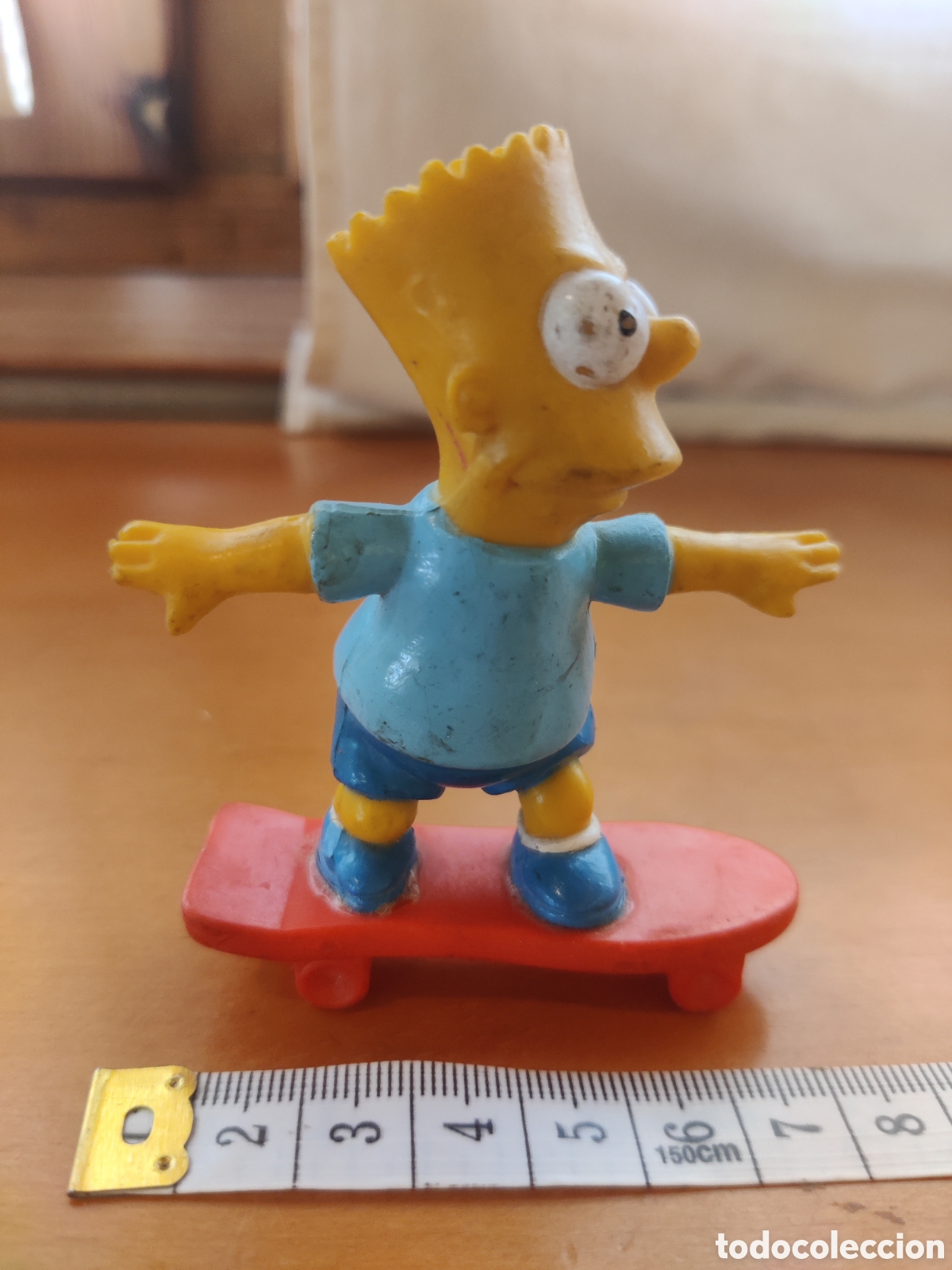 Figuras de goma y PVC: Figura Bart Simpson. Los Simpsons. 1990. - Foto 2